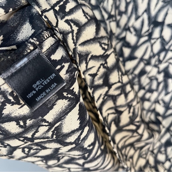 WAYF tan print cropped tank top deep V front and back - Picture 6 of 7